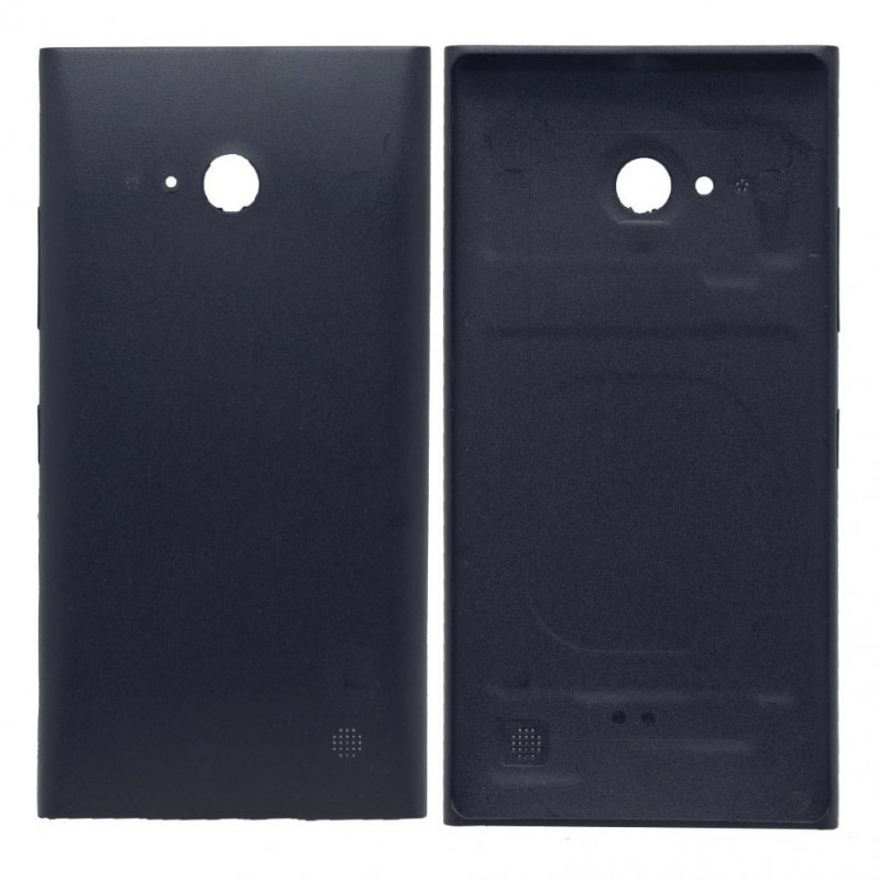 Back Panel Cover for Nokia Lumia 730 Dual SIM RM- Colour1040 - Colour Black